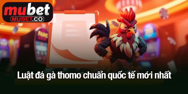 Luật đá gà thomo chuẩn quốc tế mới nhất 